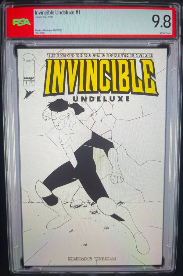 2023 Image INVINCIBLE Undeluxe #1, PSA Graded NM/Mint 9.8