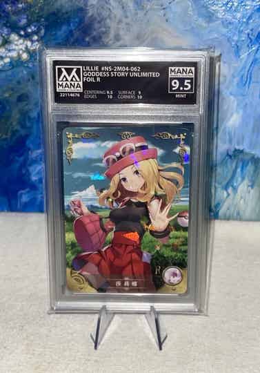 Goddess Story Unlimited Lillie Holo #NS-2M02-062 Graded 9.5 by MANA Grading