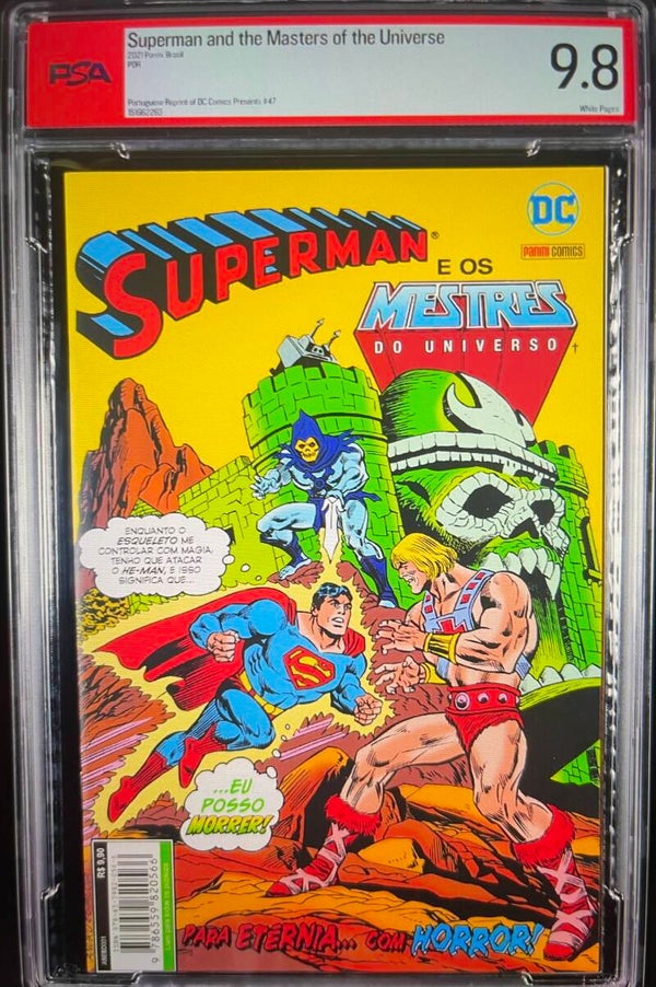 DC Comics BRZ Superman x Masters Of The Universe, 1st App. He-man, PSA 9.8