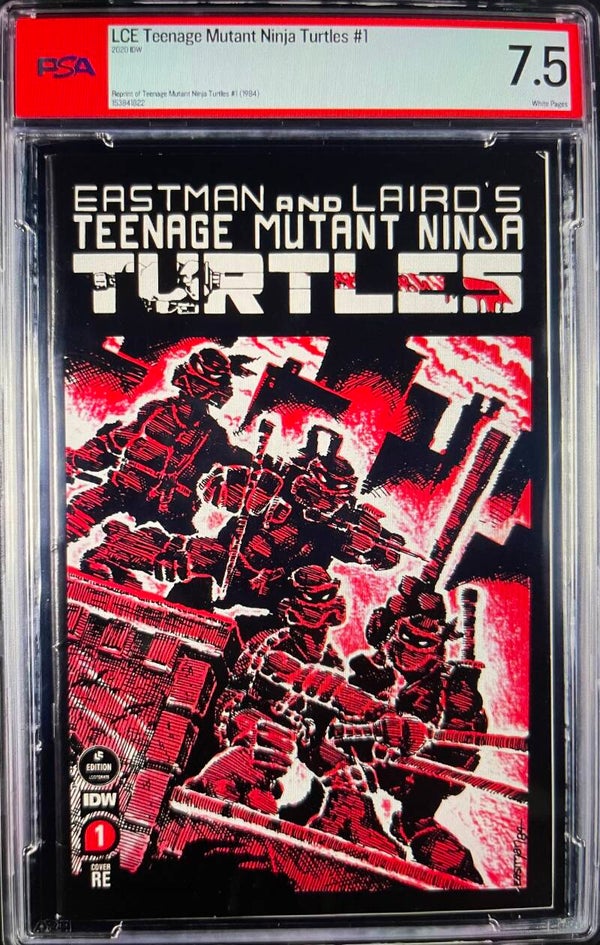 2020 IDW Teenage Mutant Ninja Turtles #1, Loot Craye Edition, PSA 7.5