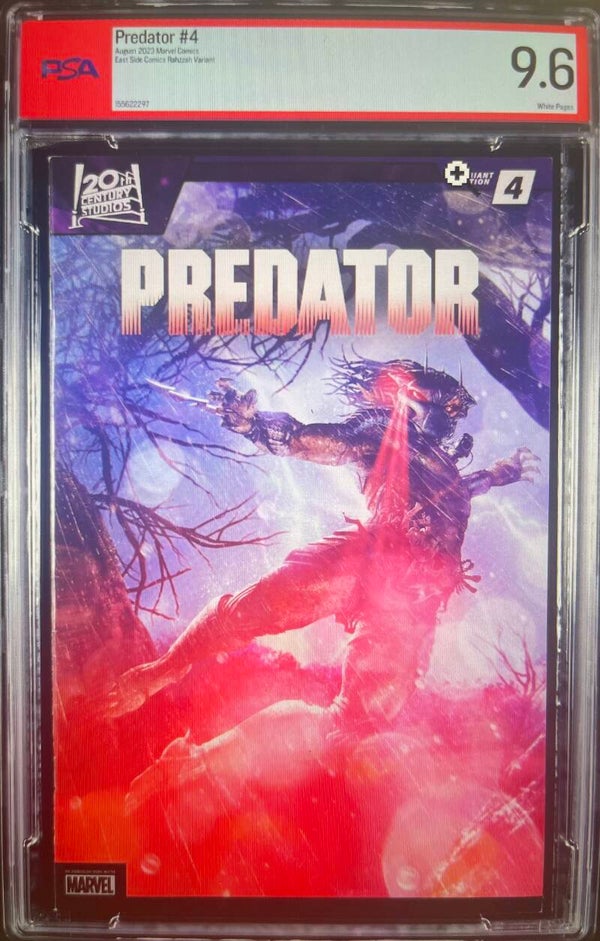 2023 Marvel Predator #4, Eastside Comics RAHZZAH Variant, PSA 9.6