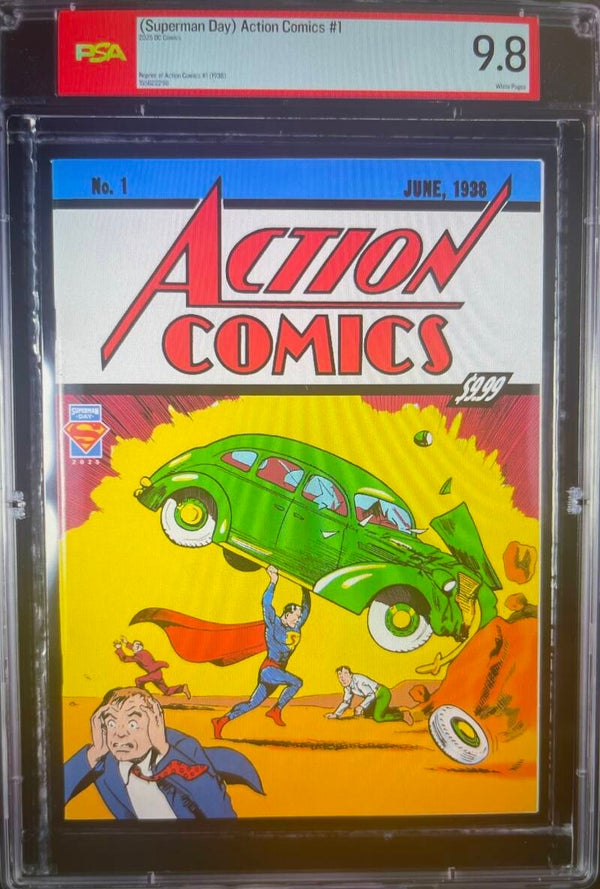 2025 DC Action Comics (Superman Day) #1, PSA 9.8