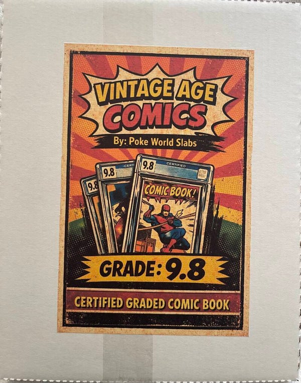 Vintage Age Comics Graded Comic Book Box