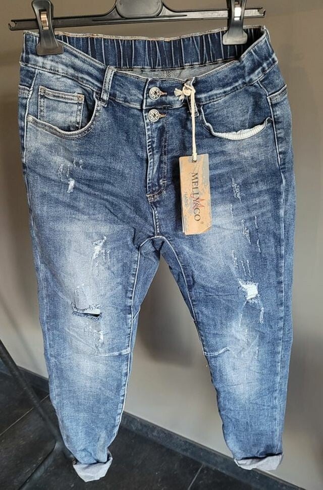 Melly \u0026 Co stone washed dames jeans | Behappy Fashion Sevenum