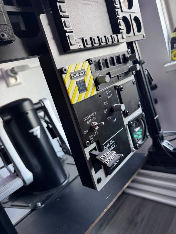 F-18 Lower Console Panel Set for winCTRL mip