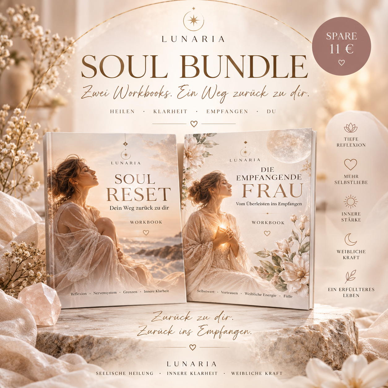 LUNARIA SOUL BUNDLE  Zurück zu dir. Zurück ins Empfangen.