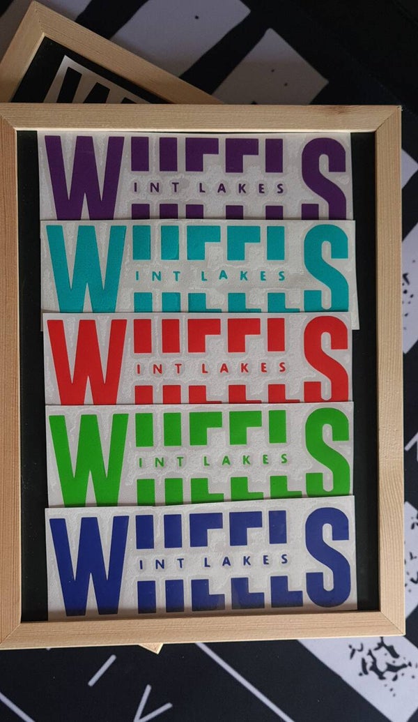 Wheels Int Lakes - Window Sticker