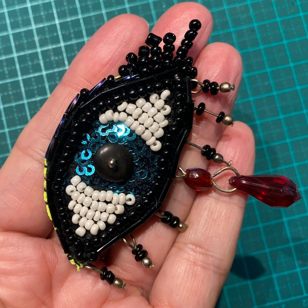 Eye brooch