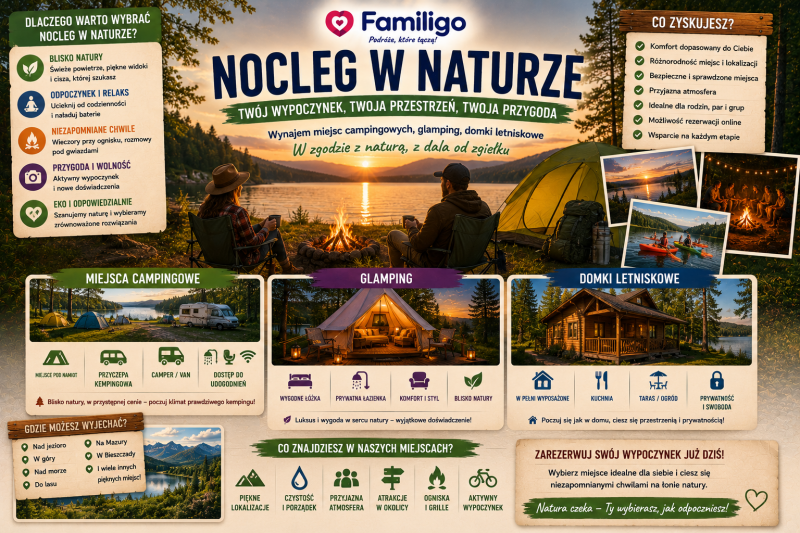 nocleg w naturze