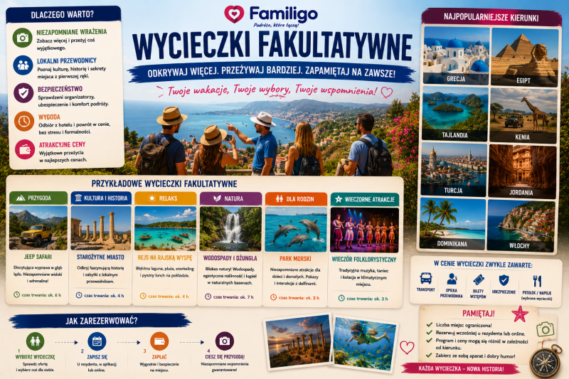 wycieczki fakultatywne