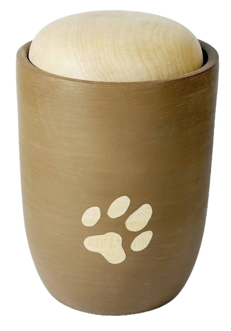 Tier Urne Holz 2692