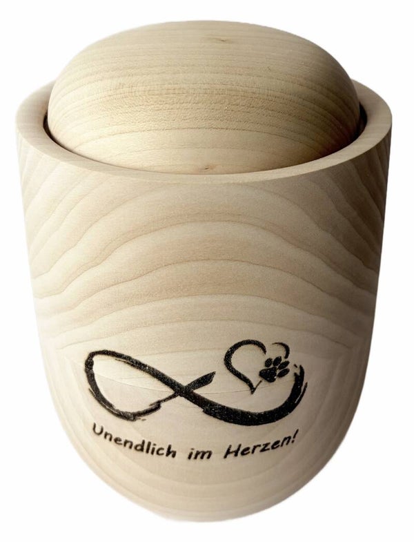 Tier Urne Holz 2723