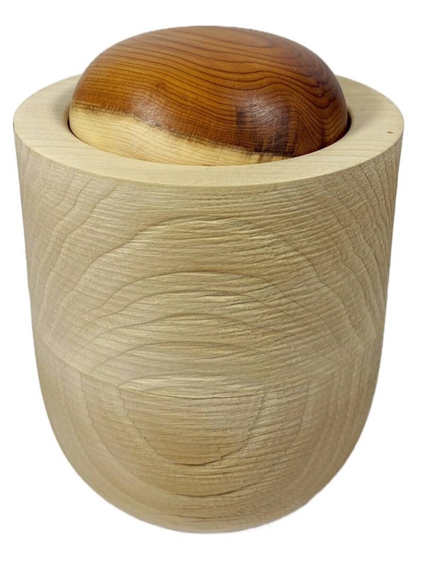 Tier Urne Holz 2752
