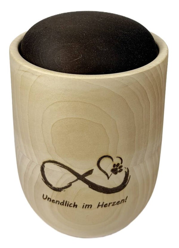 Tier Urne Holz 2756