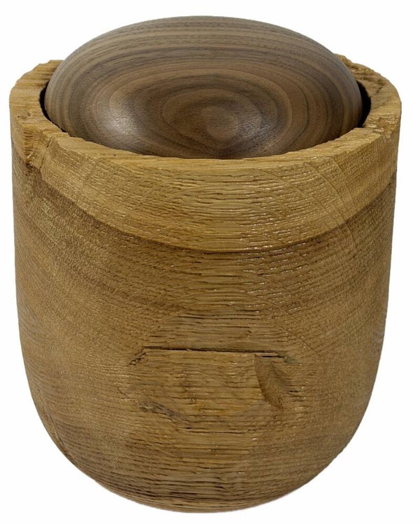 Tier Urne Holz 2802