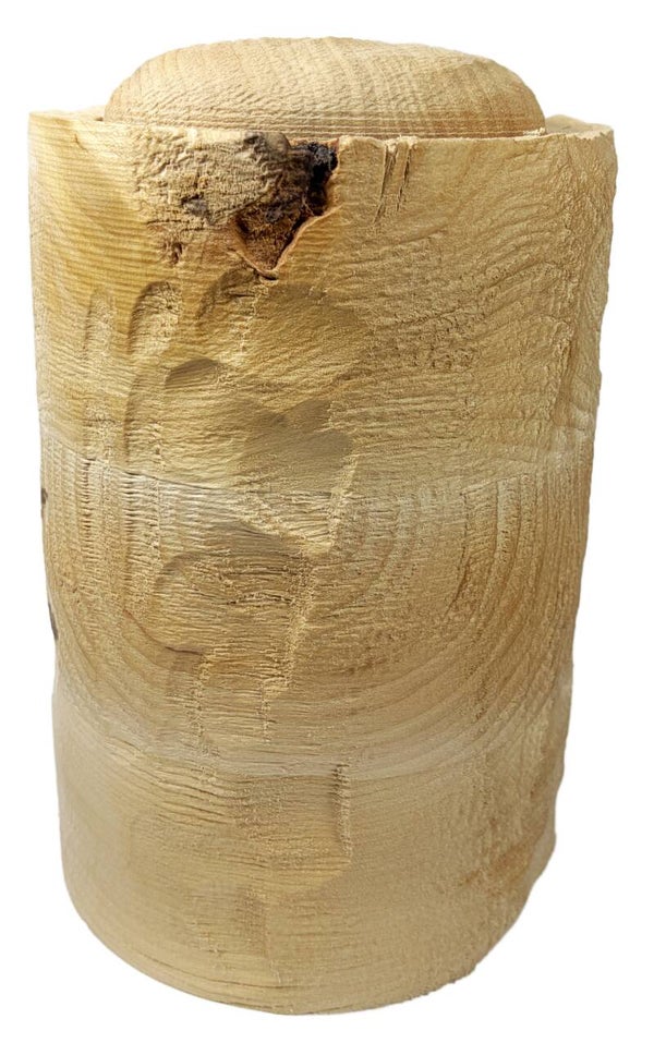 Tier Urne Holz 2819