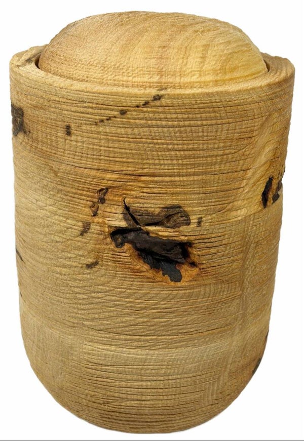Tier Urne Holz 2829