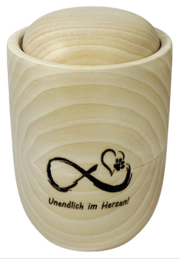 Tier Urne Holz 2836