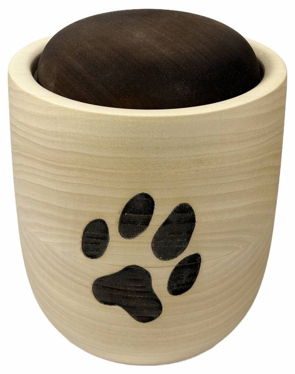 Tier Urne Holz 2851