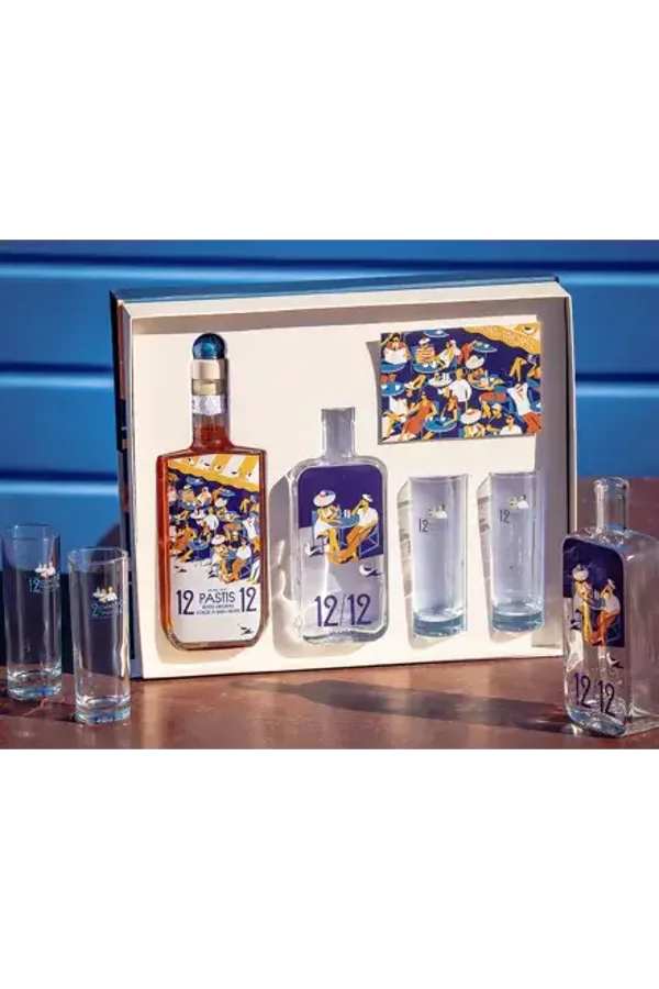 Pastis 12/12 Coffret Terrasse -45 ° - 700 ml