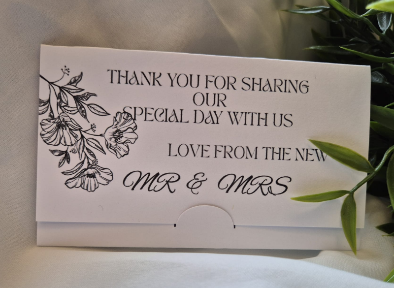 Wedding Favour Wallet
