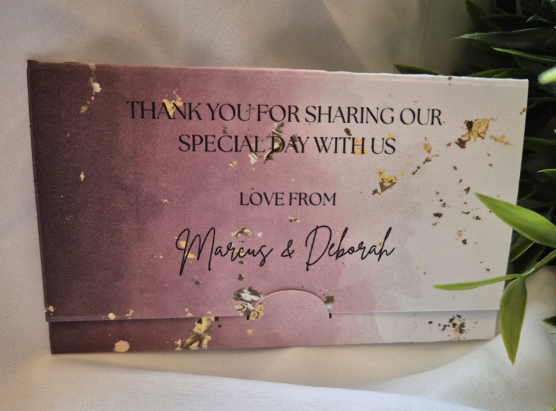 Wedding Favour Wallet