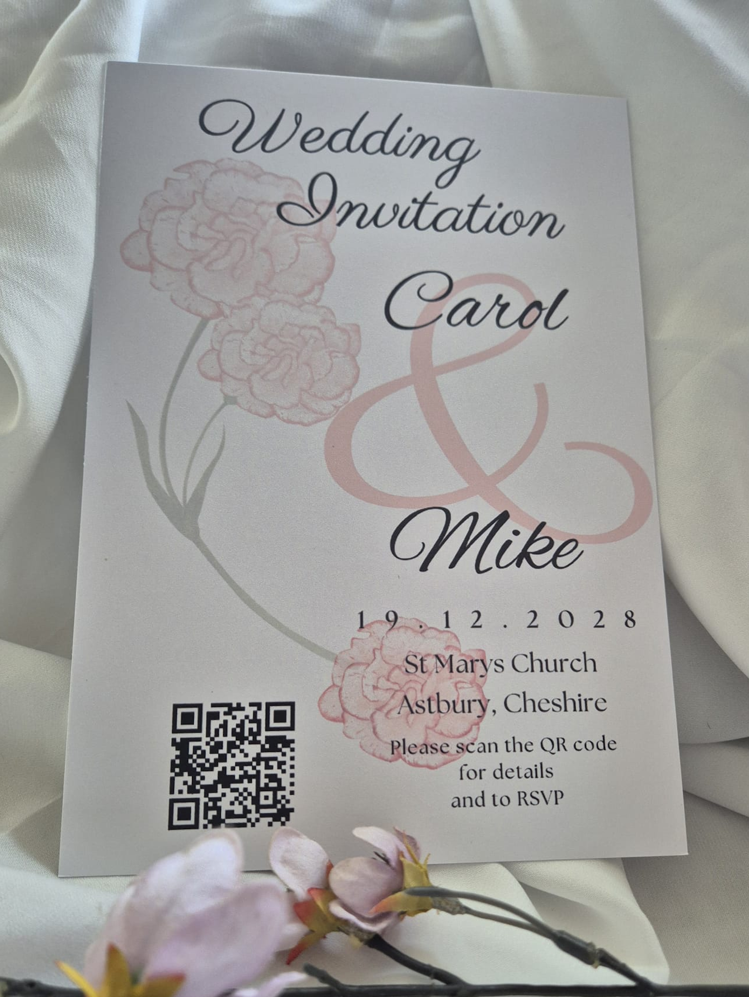 Wedding Stationery Roses