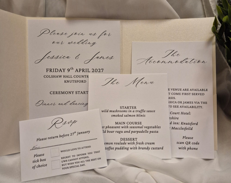 Wedding Stationery Folder