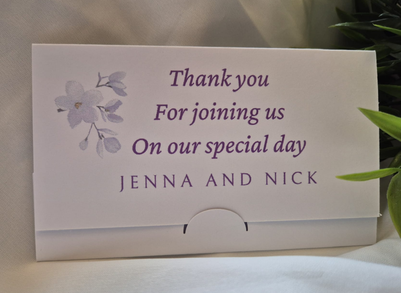 Wedding Favour Wallet