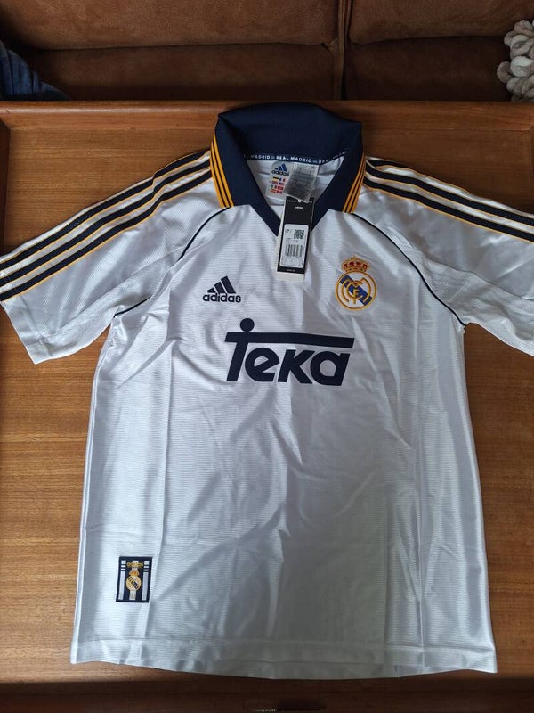 Real Madrid 1999-00 home shirt remake - BNWT - Size small