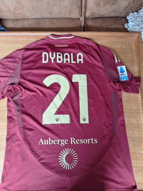 AS Roma 2024-25 home shirt Dybala - Size extra large