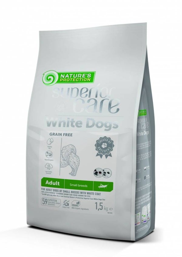 WHITE DOG GRAIN FREE WITH INSECT ADULT SMALL BREED Premium insect feed