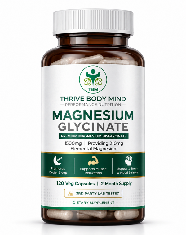 Premium Magnesium Glycinate - 120 Capsules