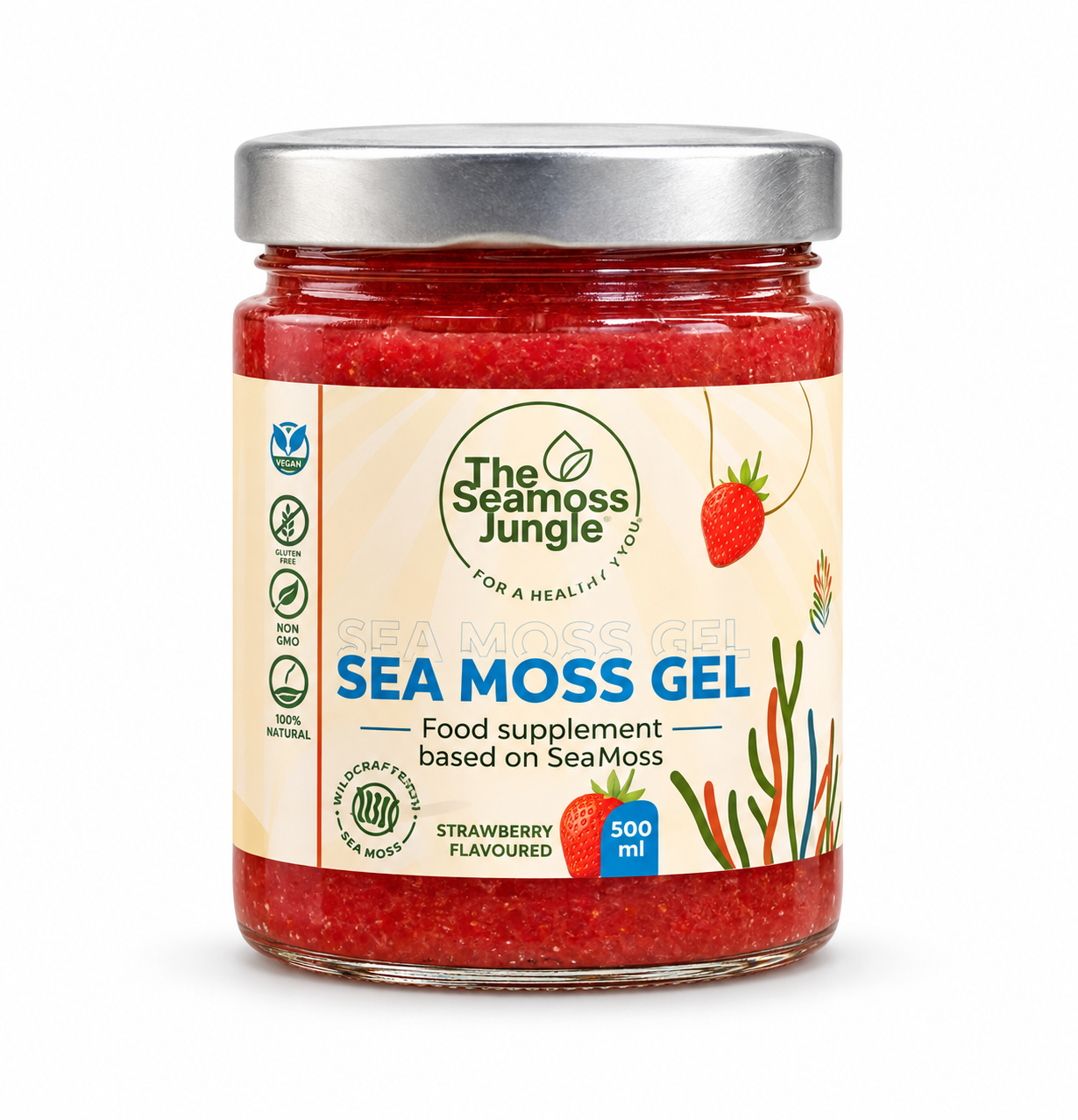 Sea Moss Gel - Strawberry