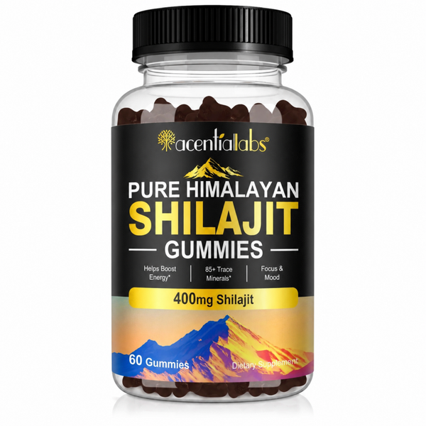 Pure Himalayan Shilajit Gummies (400mg) – 60 Gummies