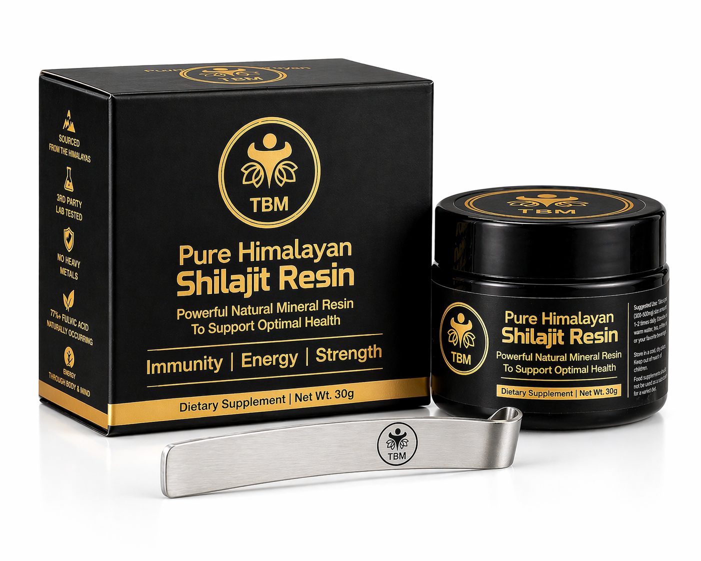 Gold Grade Himalayan Shilajit Resin 30g