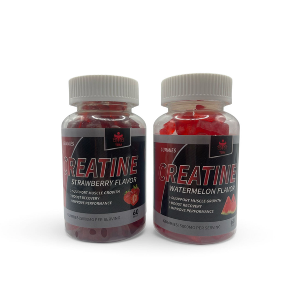 ×2 Flavoured Creatine Gummies Tubs 5g Per Serving