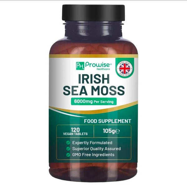 Irish Sea Moss 6000mg – Natural Mineral & Vitality Support