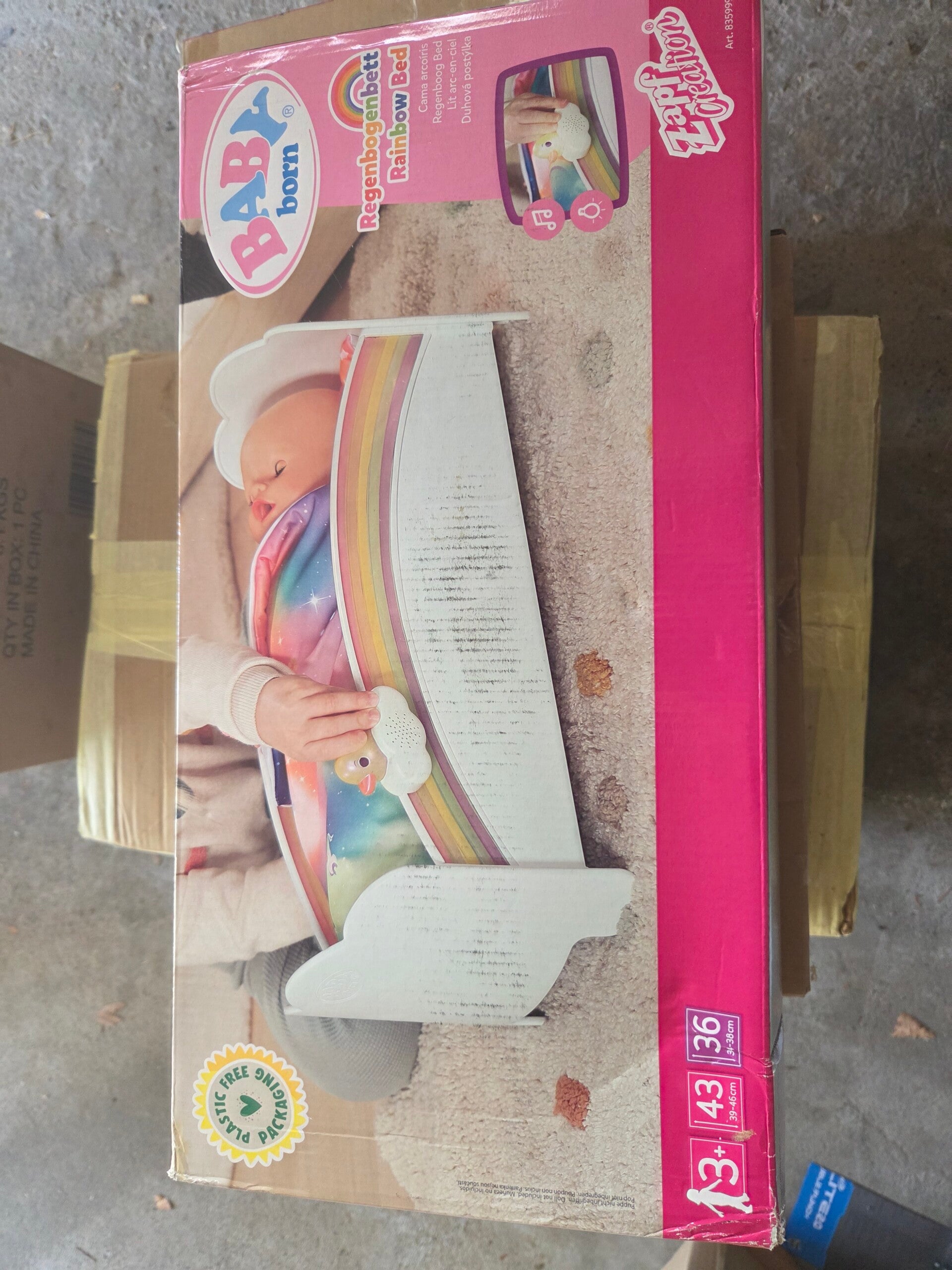 Baby Born Regenbogenbett