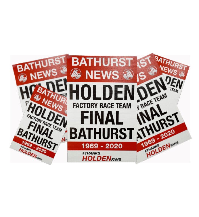 Holden Final Bathurst Sign