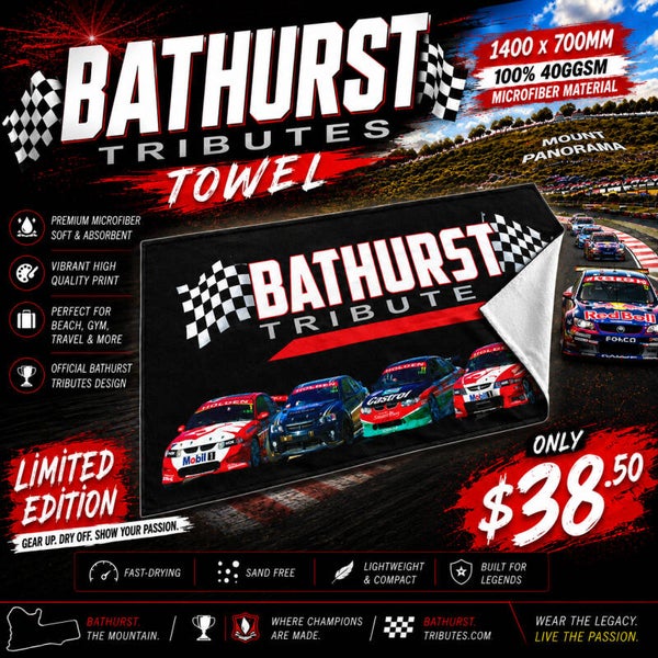 V8 Supercars -Bathurst -Towel