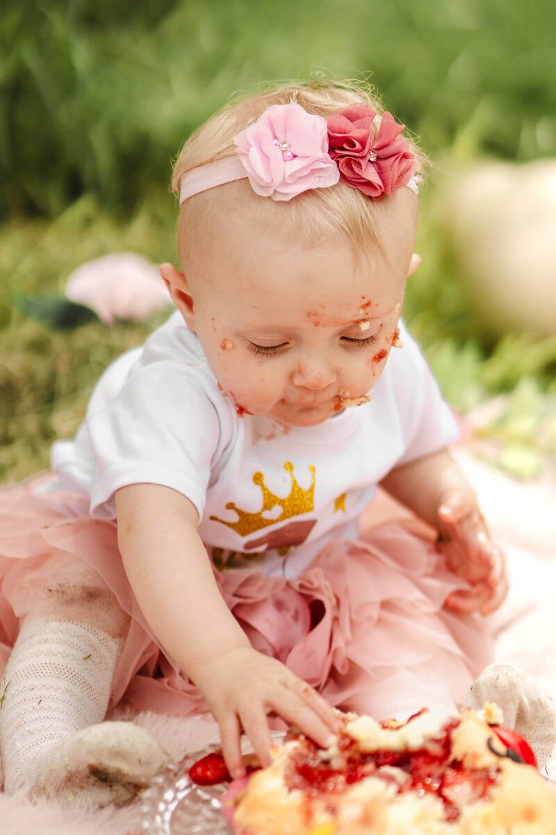 Cakesmash fotoshoot in het park