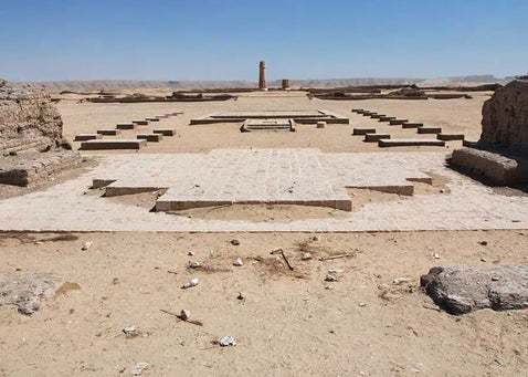 Great Aten temple at Tell el-Amarna. Photo: https://www.egiptoexclusivo.com