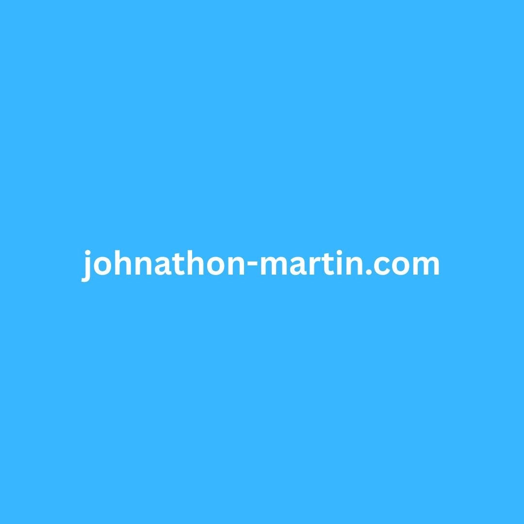 text johnathon-martin.com on plain blue background