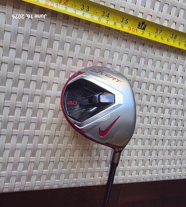 Nike VRS Covert 2.0 19* 5-wood; Mitsubishi Rayon 60g X-flex; plays 41.75"