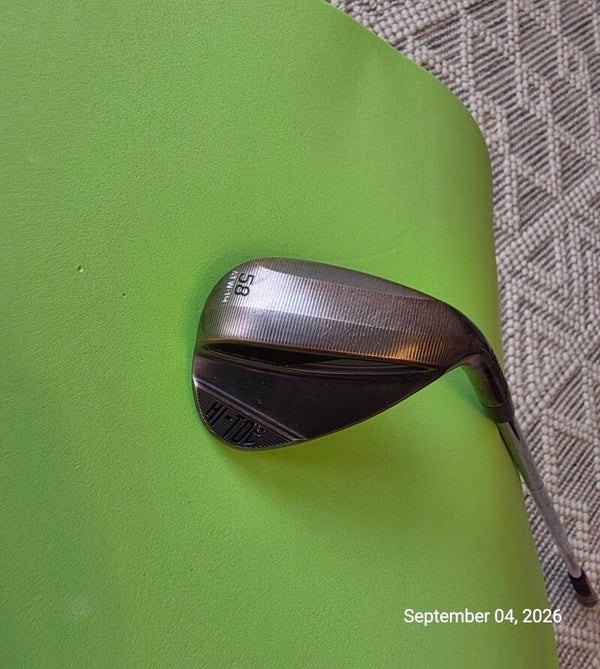 Taylormade Hi-Toe Full Face 58° AT W14 Wedge; plays 35"