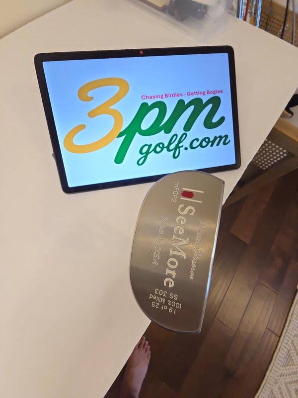 Used SeeMore 35" Private Reserve mFGP2 Limited Edition 19/25 putter; no headcover