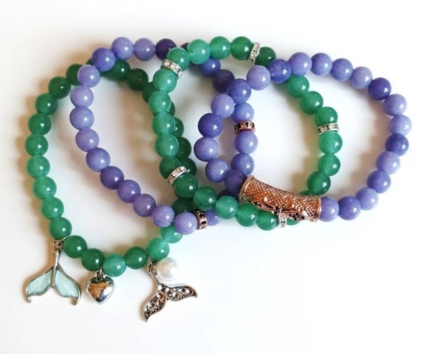 4 Piece Healing Stone Bracelet