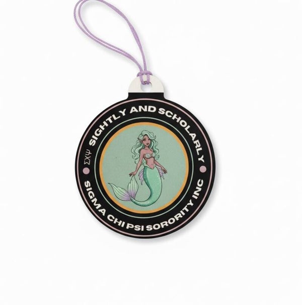 Wooden Ornament Front and Back