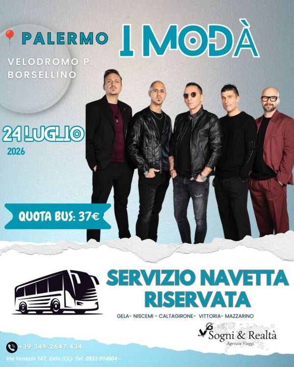 I MODÀ in concerto a PALERMO